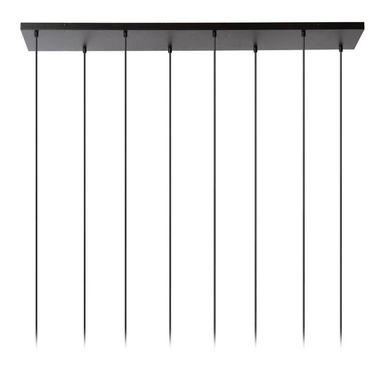 Lucide CHAYANNE - Závesné svietidlo - 8xE14 - Čierne